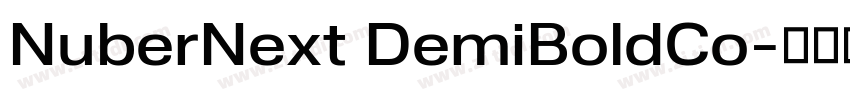 NuberNext DemiBoldCo字体转换 NuberNext DemiBoldCo字体转换